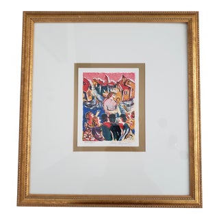 1990s “Emperor’s New Suit” Serigraph Signed and Numbered by Zamy Steynovitz, Framed For Sale