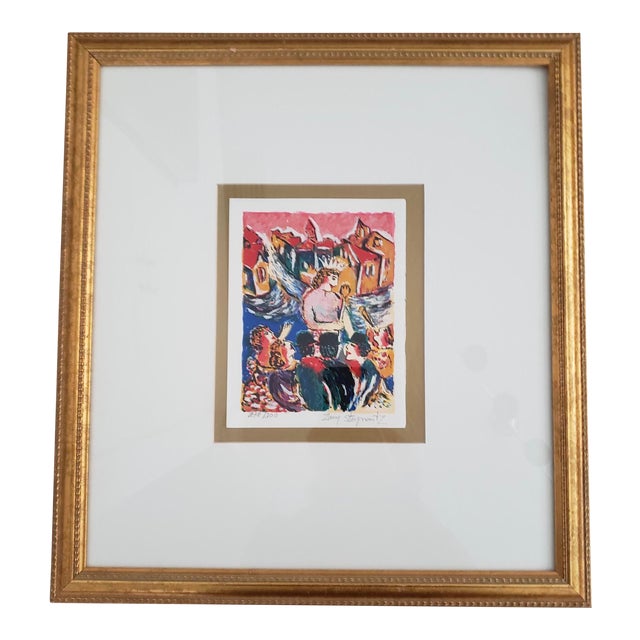 1990s “Emperor’s New Suit” Serigraph Signed and Numbered by Zamy Steynovitz, Framed For Sale