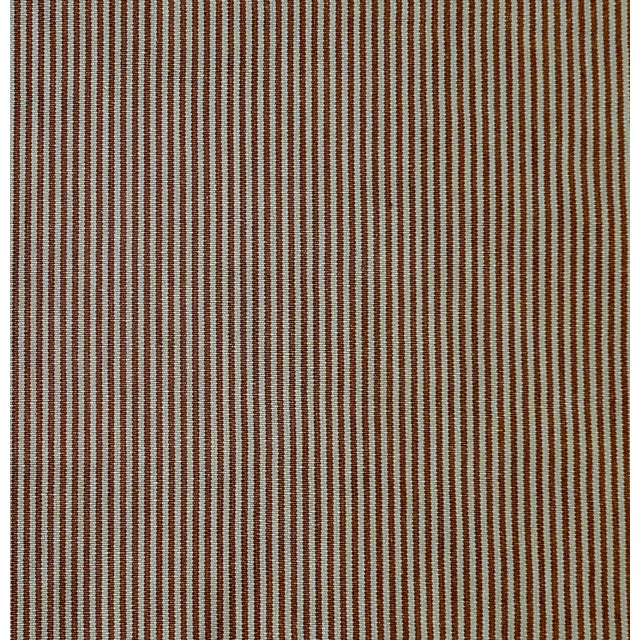 Ralph Lauren Ralph Lauren "Pinafore" Fog Ticking Stripe Fabric- 4.75 Yards For Sale - Image 4 of 7