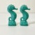 Ceramic 1970s Vintage Boho Chic Coastal Hollywood Regency Seahorse Salt & Pepper Shakers - A Pair. For Sale - Image 7 of 10