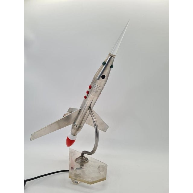 Vintage Table Lamp in Aluminium, 1960s For Sale - Image 10 of 17