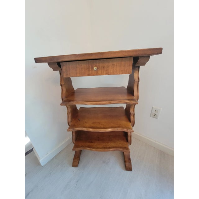 Brown Wood Etegere For Sale - Image 8 of 8