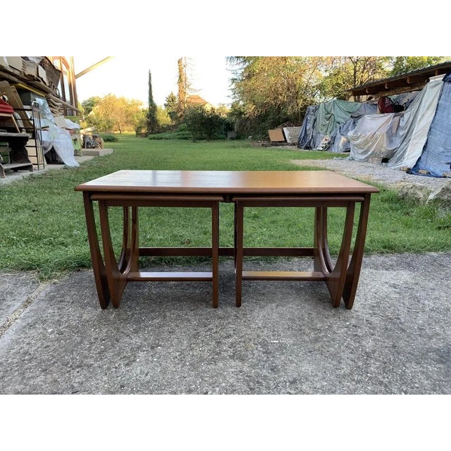 Mid-Century Teak Nesting Tables by Victor Wilkins for G Plan, Uk, 1970s, Set of 3 For Sale - Image 6 of 6