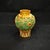Ornate Gilt Ginger Jar, Green Enamel & Jewel Inlay Lidded Vessel, Chinoiserie Tabletop Decor For Sale - Image 4 of 9