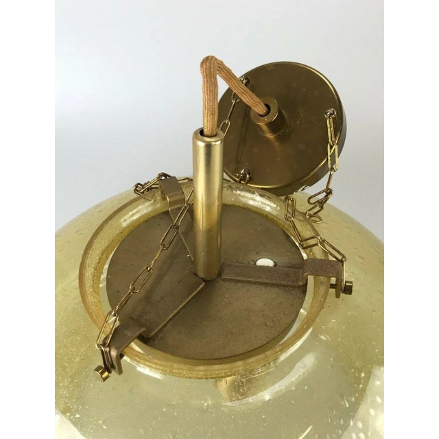 Space Age Design Ceiling Lamp by Doria Glass For Sale - Image 8 of 13