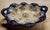 Ceramic Nippon Moriage Hand Painted Cobalt Blue Gilt Floral Oval Porcelain Dish 1910-30s For Sale - Image 7 of 8