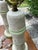 Vintage Faux Bamboo Plaster Lamps in Ivory & Celadon for Sarasota Lamp Co – Pair For Sale - Image 12 of 12