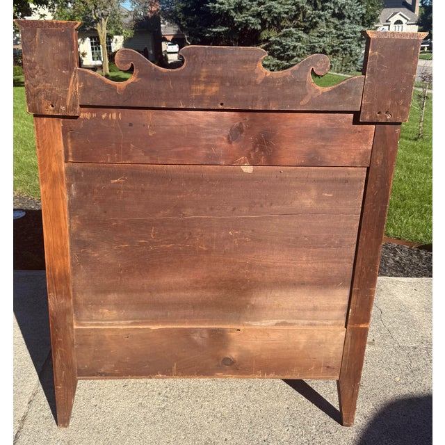 19th Century American Empire Tiger & Birdseye Maple Chest of Drawers For Sale - Image 10 of 11