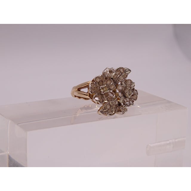 Art Nouveau 9 Karat Gold and Rock Crystal Ring, Spain, 1930s For Sale - Image 6 of 18