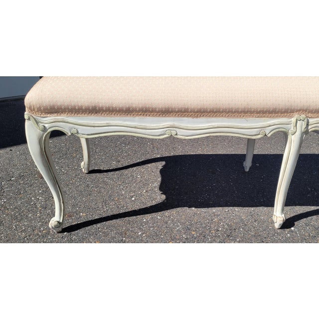 Elegant Vintage 1930s French Window Bench For Sale In Philadelphia - Image 6 of 9