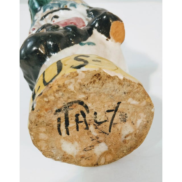 Italian Majolica Zeus Hera Double Sided Vase For Sale - Image 4 of 13