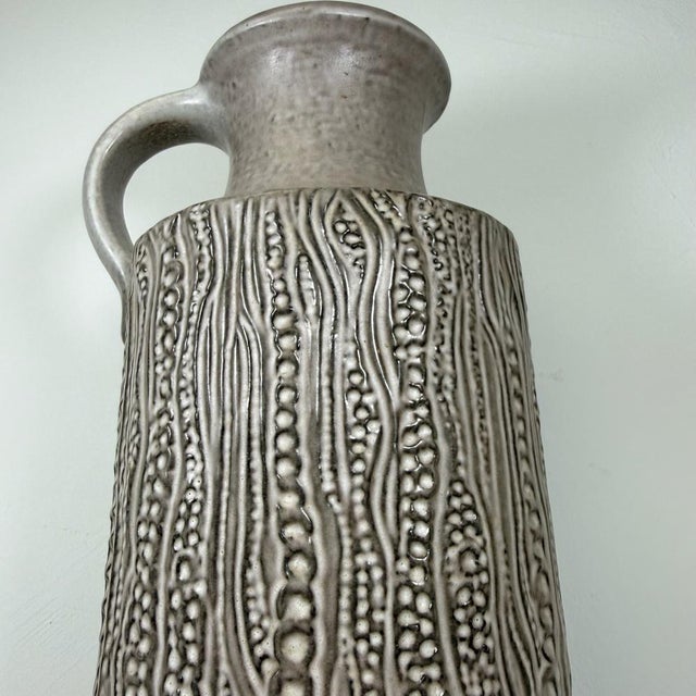 Ceramic Brutalist Model 7652-45 Relief Floor Vase by Carstens Tönnieshof, 1970s For Sale - Image 7 of 14