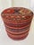 Vintage Hand Woven Kilim Upholstered Ottoman Pouf For Sale - Image 13 of 13