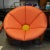 Large Mid-Century Fibreglass Pink and Yellow Flower / Daisy Chair on Wooden Tripod Stand, 1960s For Sale - Image 4 of 12
