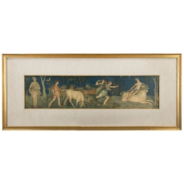 After Baldassarre Peruzzi, Neoclassical Scene, Lithograph, Early 20th Century For Sale - Image 5 of 5