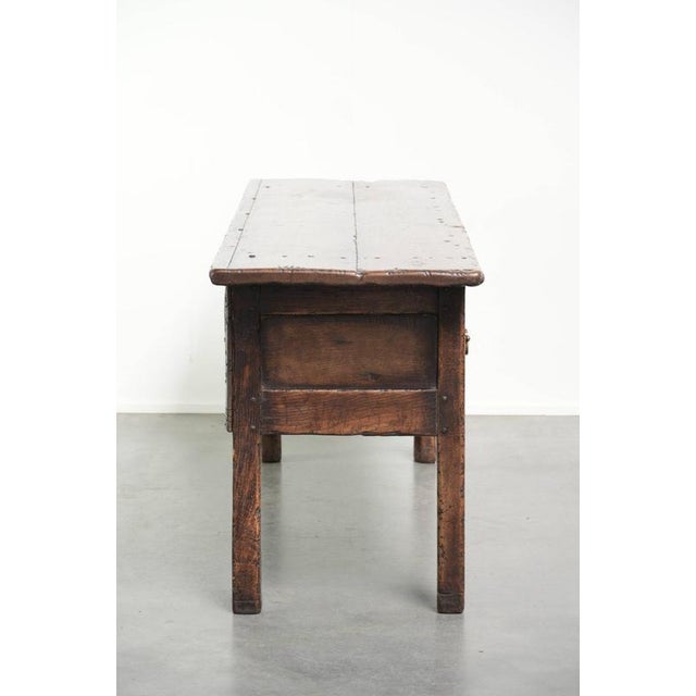 Antique English-Style Sideboard in Wood, 1800s For Sale - Image 4 of 17
