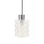 Silver Mid-Century Modern Bubble Glass Pendant Light attributed to Helena Tynell for Limburg, Germany, 1960s For Sale - Image 8 of 8