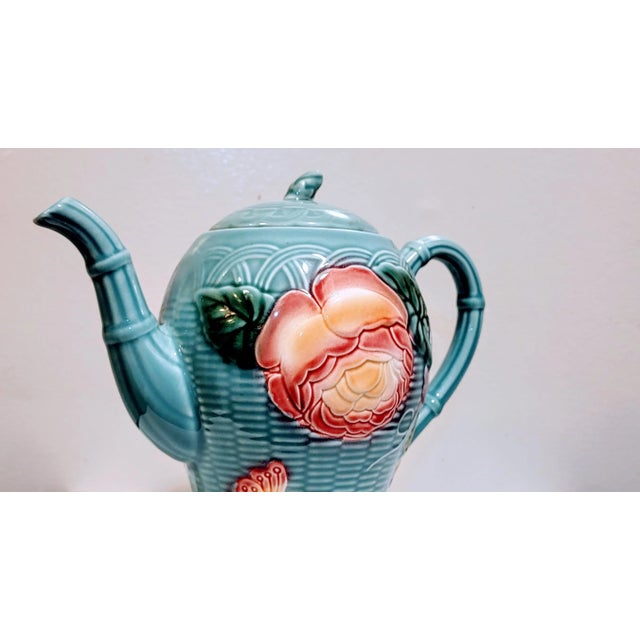 1940s 1940s Cafetiere Genevieve Lethu Porcelain Tea Pot For Sale - Image 5 of 12