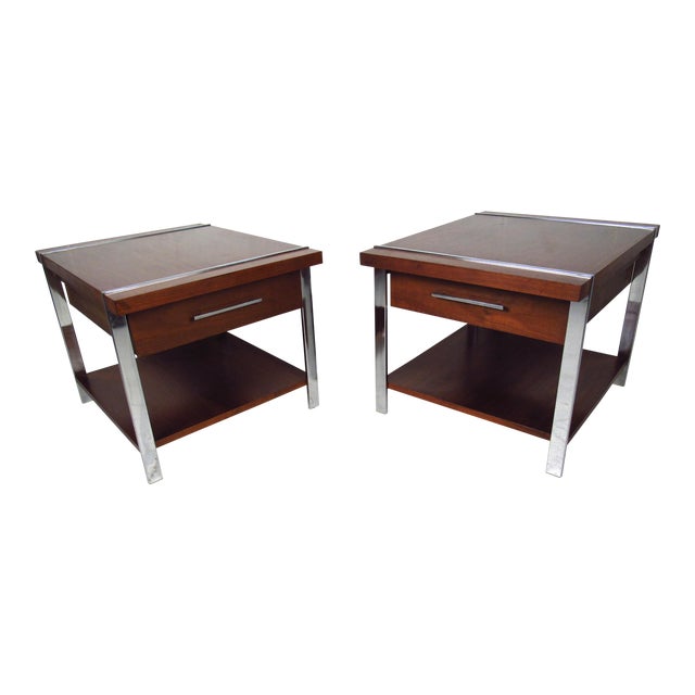 Mid Century Modern End Tables By Lane Furniture Chairish