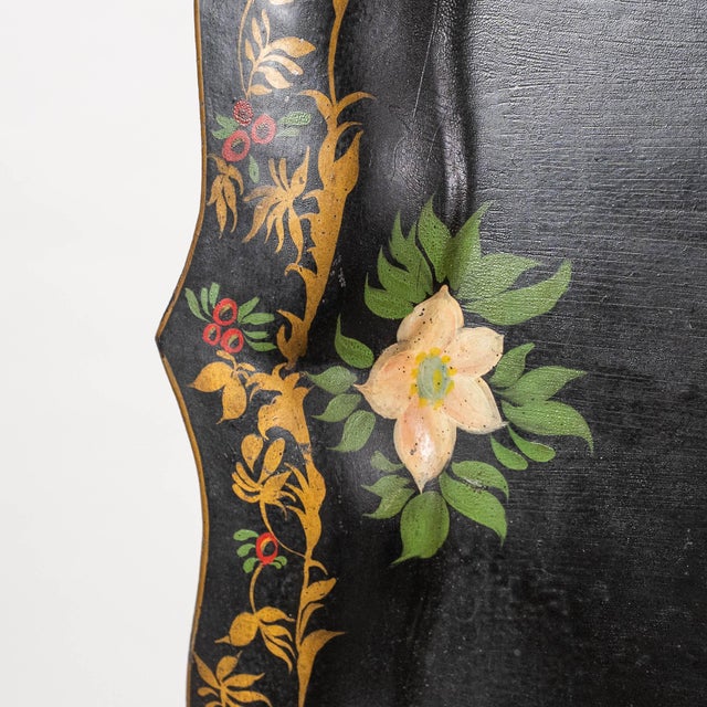 Late 19th Century Tole Painted Tray For Sale - Image 9 of 9