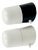 Italian Opaline Glass Wall Lights with Integrated Switches, 1970s, Set of 2 For Sale
