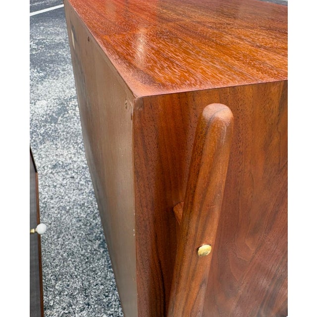 Fully-Refinished Mid Century Drexel Declaration Nightstand Pair For Sale - Image 9 of 13
