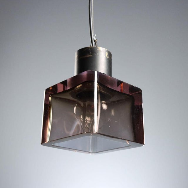 Pendant Lamp attributed to Seguso Manufacture, 1960s For Sale - Image 6 of 8