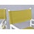 Wood Set of 4 Vintage White Rattan Bamboo Canvas Sling Folding Directors Chairs For Sale - Image 7 of 16