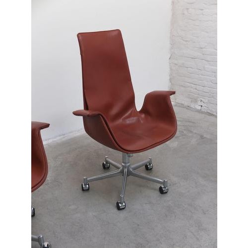 FK6725 Swivel Desk Chairs by Fabricius & Kastholm for Kill International, 1964, Set of 2 For Sale - Image 5 of 18