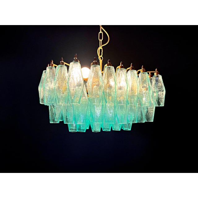 Murano Poliedri Chandelier by Carlo Scarpa, 1990 For Sale - Image 17 of 18