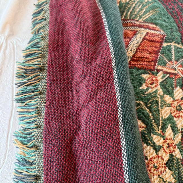 Bob Timberlake America the Beautiful Birds & Tree Woven Tapestry Blanket For Sale - Image 9 of 10