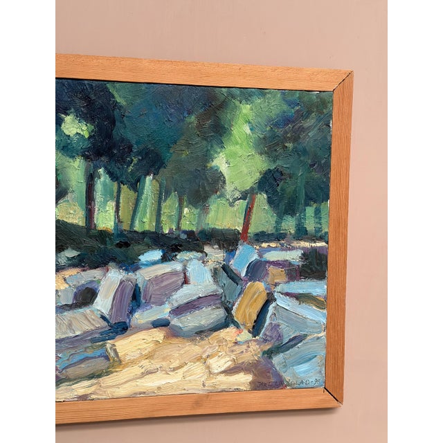 Jarl Lindblad, Landscape Composition, 1998, Oil on Canvas, Framed For Sale - Image 13 of 18