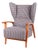 Art Deco Wingchair in Beech, Czech, 1940s For Sale