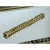 Mid-Century Modern Vintage 1960s UnoAErre Italian 18k Solid Gold Braided Mesh Bracelet For Sale - Image 3 of 14