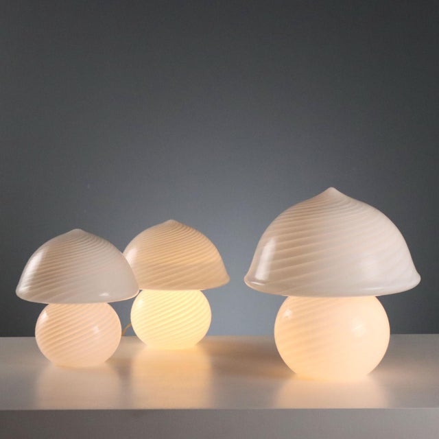 Murano Glass Table Lamps, Set of 3 For Sale - Image 11 of 11
