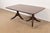 Brown Baker Furniture Georgian Banded Cherry Wood Double Pedestal Extension Dining Table, Newly Refinished For Sale - Image 8 of 15