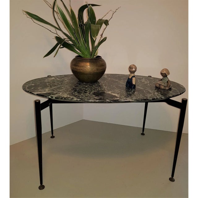 Mid-Century Modern Italian Marble Side Table, 1960s For Sale - Image 3 of 6