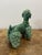 Emerald Green Spaghetti Poodle attributed to Vallauris, France, 1950s For Sale - Image 4 of 11