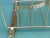 Mid 20th Century Brass Magazine Rack Vintage Mid 20th Century MCM For Sale - Image 5 of 6