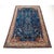 Vintage Blue Chinese Peking-Style Floral Pagoda Rug For Sale - Image 11 of 11