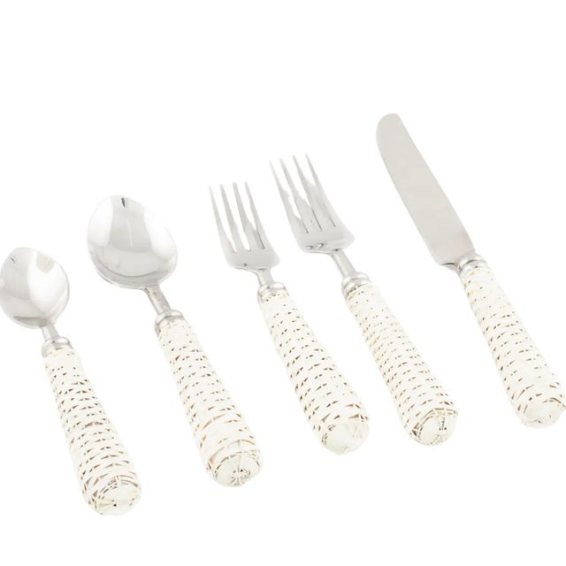 This item is now offered on Chairish as a 20-piece Set/Service for Four - here is a direct link to the updated product...
