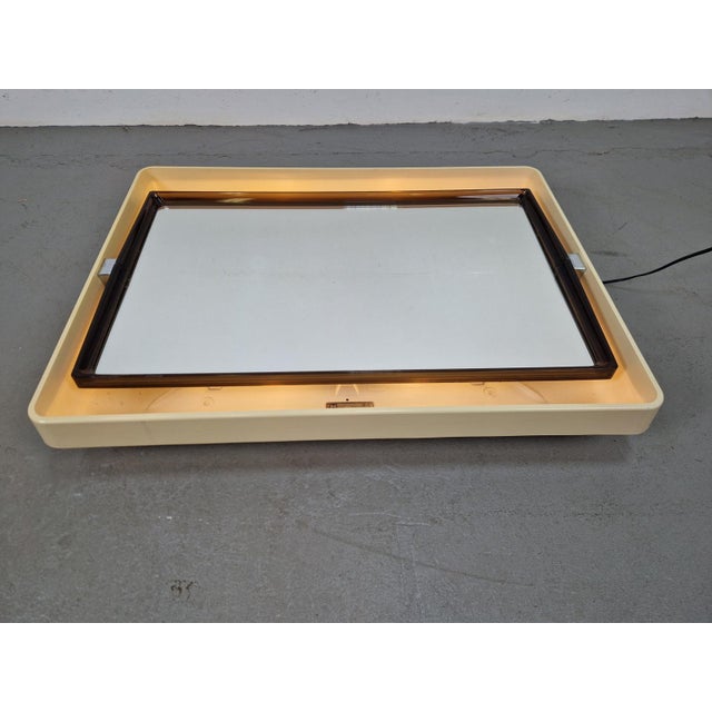 Vintage Rectangular Backlit Mirror from Allibert, France, 1970s For Sale - Image 17 of 18
