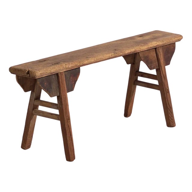 Antique Wabi Sabi Style Bench, 1870s For Sale