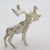 1950s Vintage Italian Handmade Genuine Silver Larg Elk Figurine Sculpture For Sale - Image 5 of 9