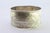 Hammered Silver Napkin Ring with Engraved Floral Motifs For Sale - Image 4 of 7