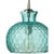 2020s Coastal Style Blue Textured Glass Clark Pendant For Sale - Image 5 of 6