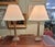 Mid-Century Modern 1980s Bronze Moden Table Lamps - a Pair For Sale - Image 3 of 8