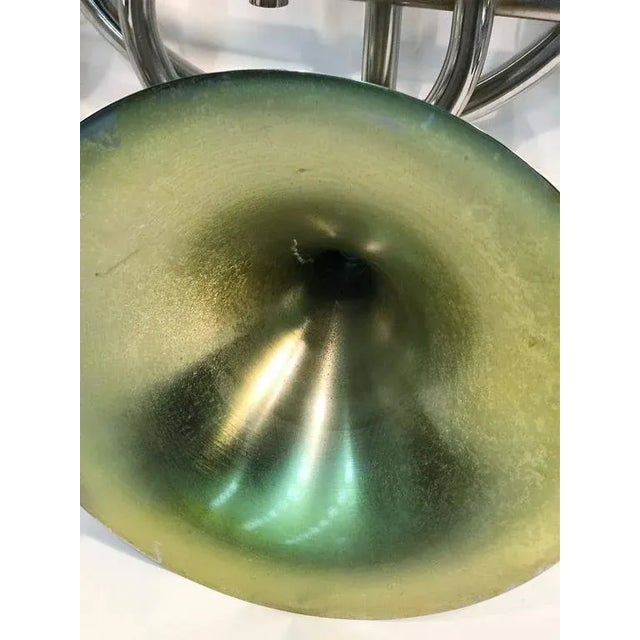 Silver Post Modern Sconces in the Manner of Stilnovo - A Pair For Sale - Image 8 of 10