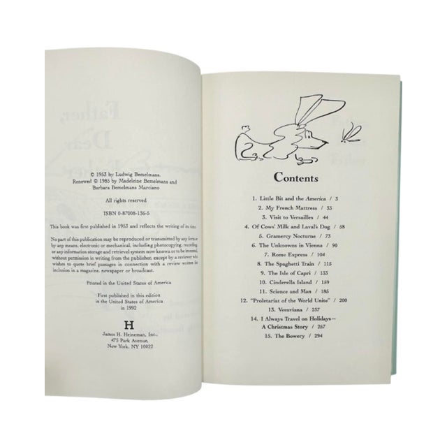 Father, Dear Father by Ludwig Bemelmans 1992 Book For Sale - Image 4 of 12