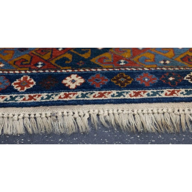 Early 20th Century Antique Shirvan Rug 4'2'' x 6' For Sale - Image 5 of 10